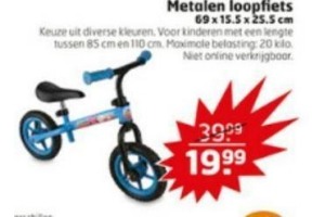 metalen loopfiets