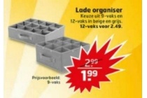 lade organiser nu eur1 99 per stuk