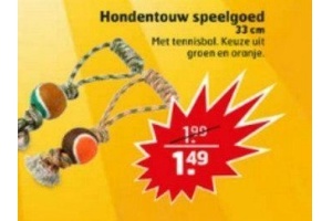 hondentouw speelgoed nu eur1 49 per stuk