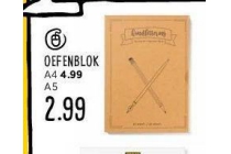 oefenblok nu eur2 99 per stuk