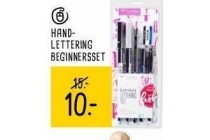 handlettering beginnerset nu eur10 per stuk