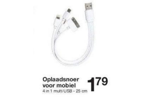 oplaadsnoer voor mobiel nu eur1 79 per stuk