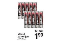 maxell batterijen nu eur1 99 per 10 pak