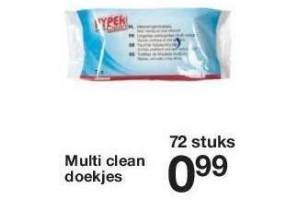 multi clean doekjes nu eur0 99 per 72 stuks