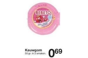 bebeto kauwgom nu eur0 69 per stuk