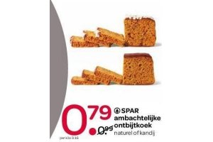 spar ambachtelijke ontbijtkoek