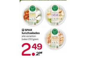 spar lunchsalades