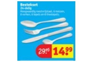 24 delige bestekset