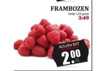 frambozen nu eur2 00 per stuk