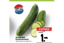 hollandse komkommer nu eur1 00 per 2 stuks