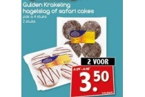 gulden krakeling hagelslag of safari cakes nu 2 voor eur3 50