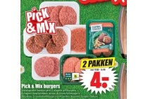 pick en mix burgers