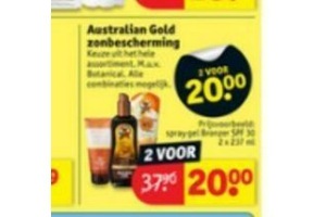 australian gold zonbescherming