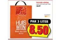boni huiswijn wijntap