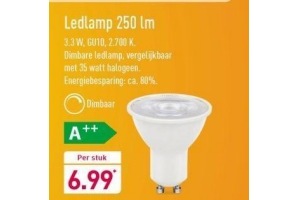 ledlamp 230 lm