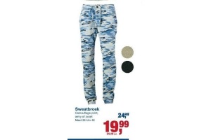 dames sweatbroek nu eur19 99 per stuk