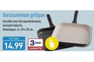 gietaluminium grillpan