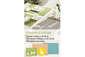 placemats of tafelloper