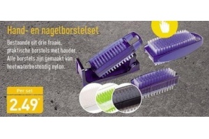 hand en nagelborstelset