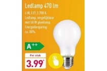 ledlamp 470 lm