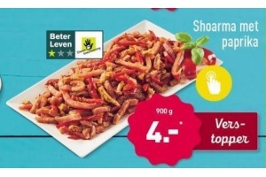 shoarma met paprika