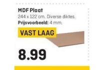 mdf plaat