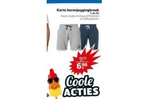 korte herenjoggingbroek