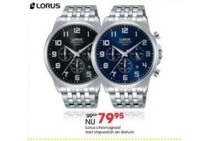 lorus chronograaf