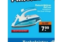 watson reisstrijkijzer 800 watt