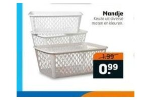 trekpleister mandje