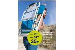 draagbare strandstoel nu eur35 per stuk