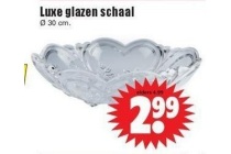 luxe glazen schaal