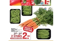 bospeen sugar snaps peultjes of haricots verts