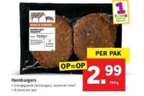 hamburgers nu eur2 99 per pak van 8