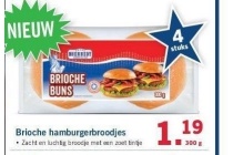 brioche hamburgerbroodjes nu eur1 19 per stuk