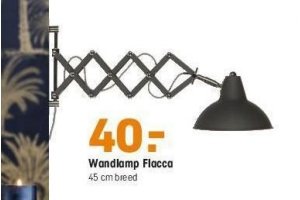 wandlamp flacca nu eur40 per stuk