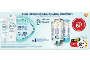 het hele sensodyne proglasur assortiment