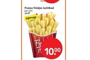 franse frietjes luchtbed nu eur10 00 per stuk