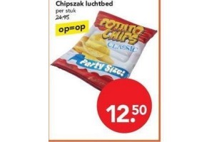 chipszak luchtbed nu eur12 50 per stuk