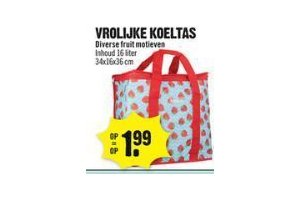 vrolijke koeltas