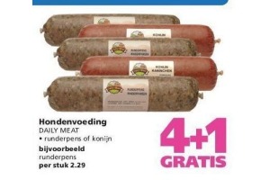 daily meat hondenvoeding nu 4 1 gratis