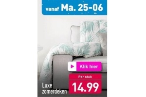 luxe zomerdeken