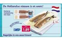 koelverse maatjesharing met uitjes