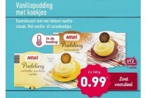 vanillepudding met koekjes