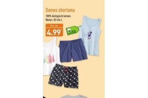 dames shortama