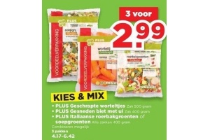 diverse groentenmix