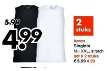 heren singlet