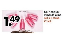 gel nagellak verwijderclips