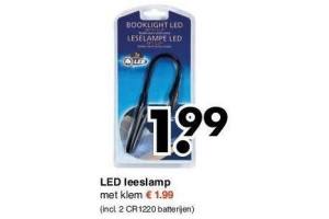 wibra led leeslamp