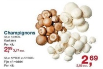 diverse champignons
